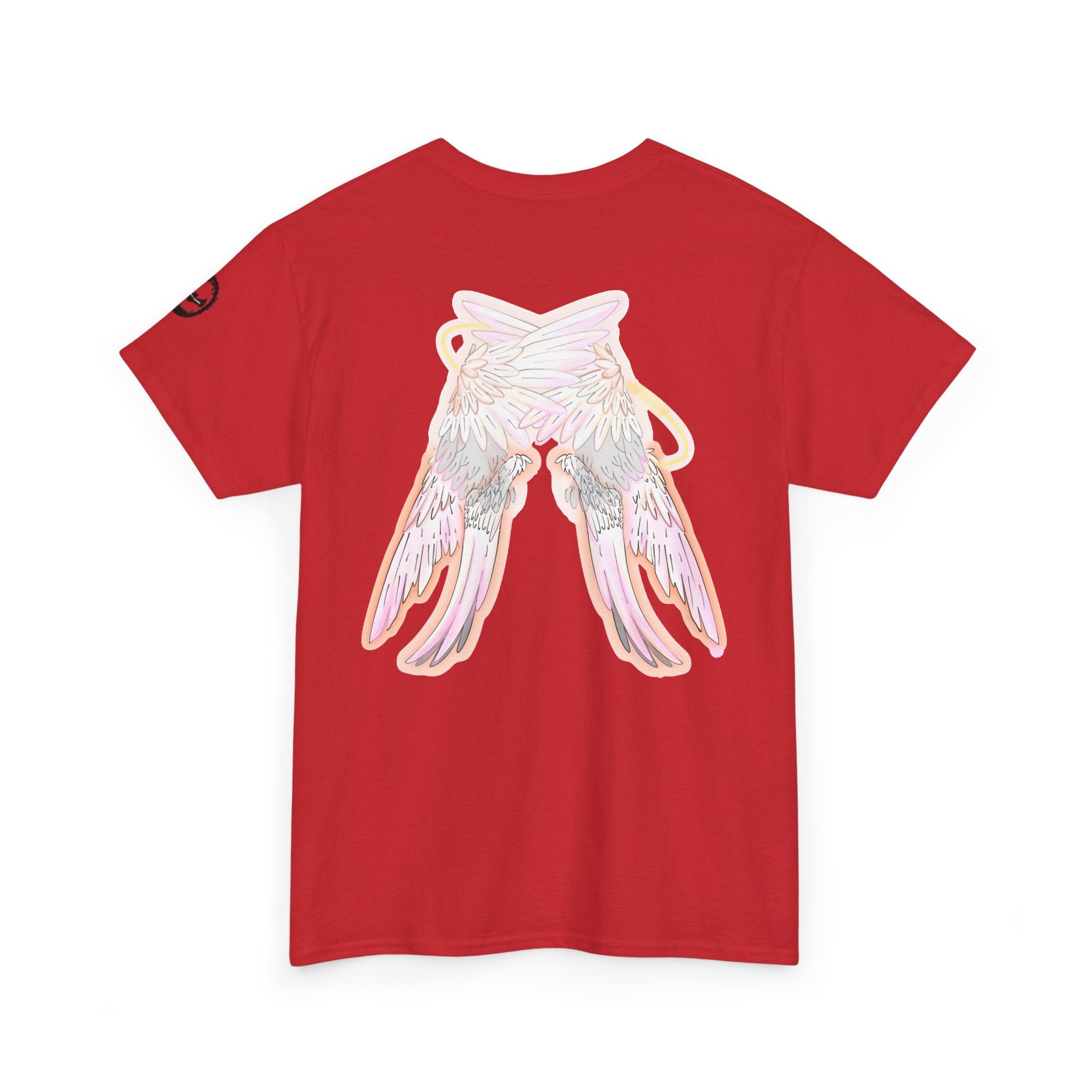 Angel Wings & Eyes Graphic Tee — Spiritual Aesthetic Streetwear