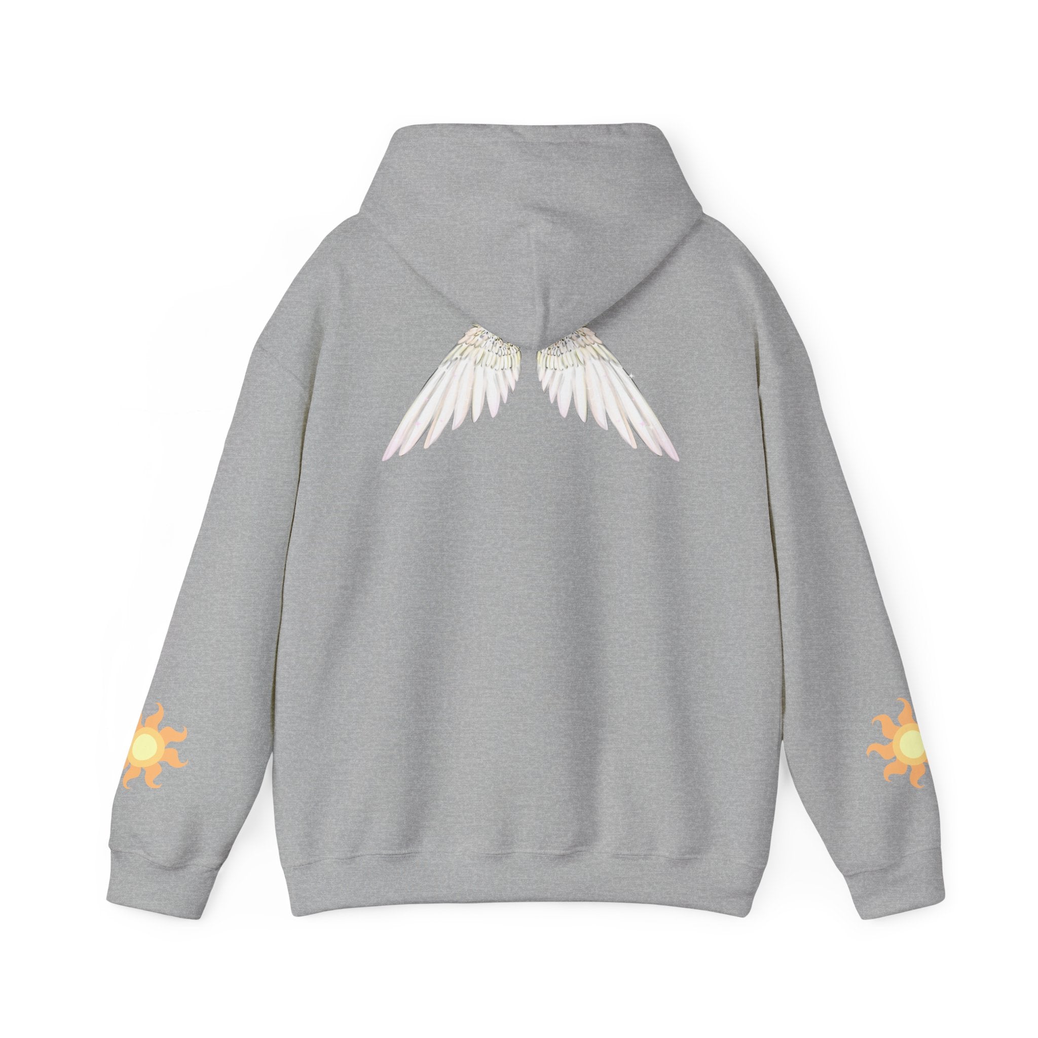 Celestial Alicorn Hoodie | Alt Mythical Wings Moon Graphic Sweatshirt