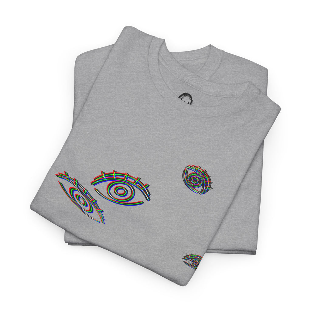 Angel Wings & Eyes Graphic Tee — Spiritual Aesthetic Streetwear