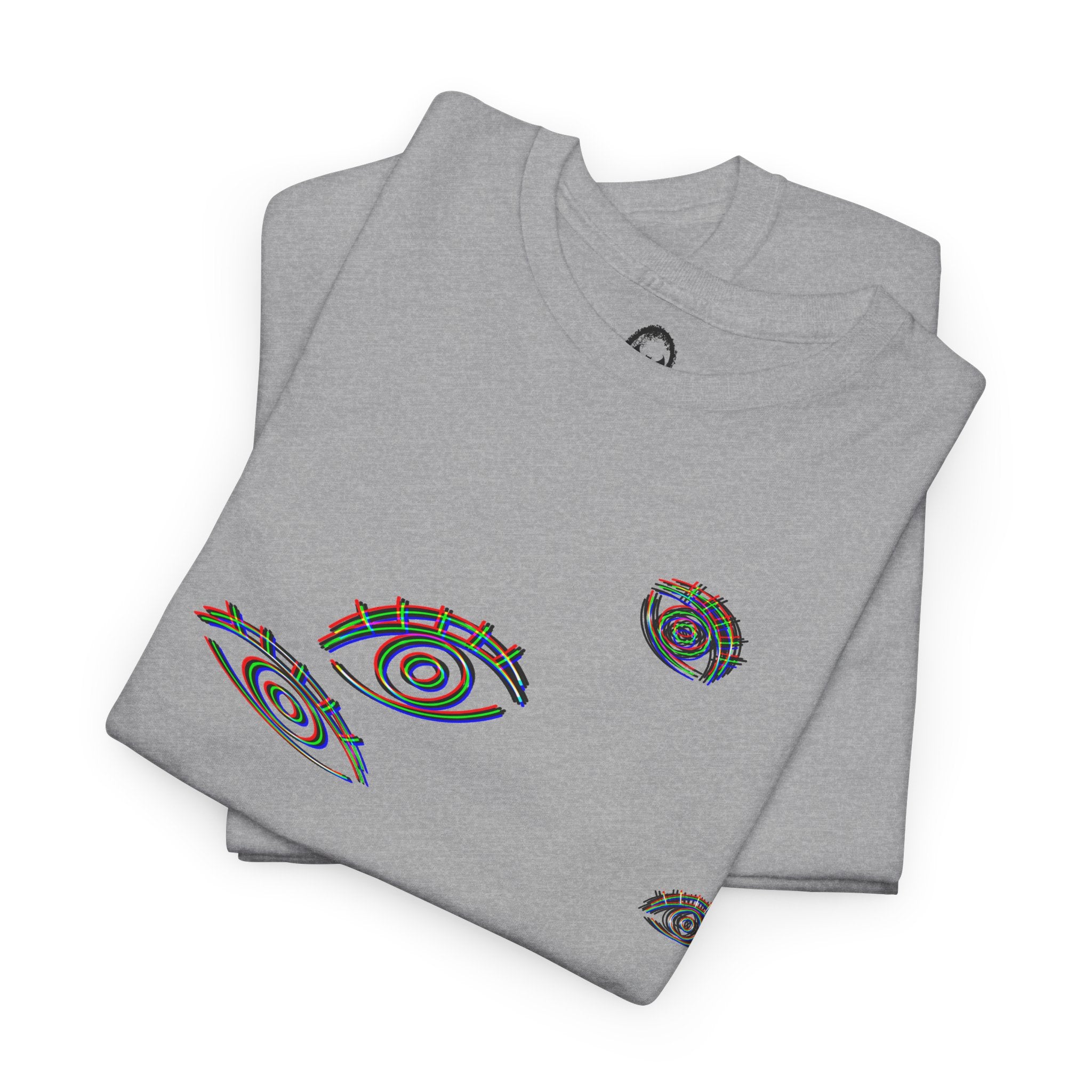 Angel Wings & Eyes Graphic Tee — Spiritual Aesthetic Streetwear