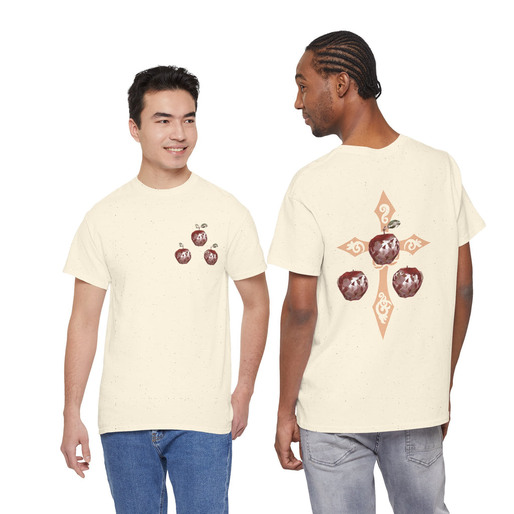 Crystal Apple Cross Graphic Tee | Alt Emo Creature Tee