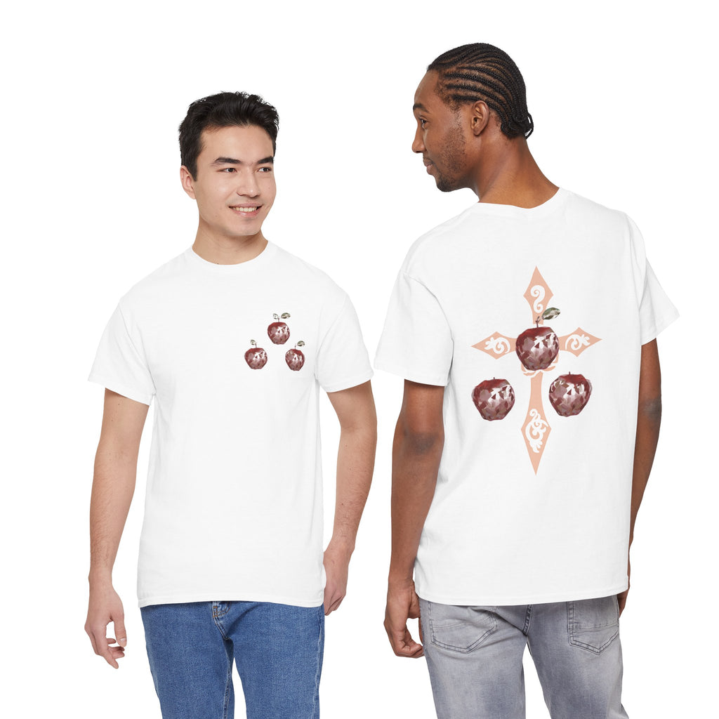 Crystal Apple Cross Graphic Tee | Alt Emo Creature Tee