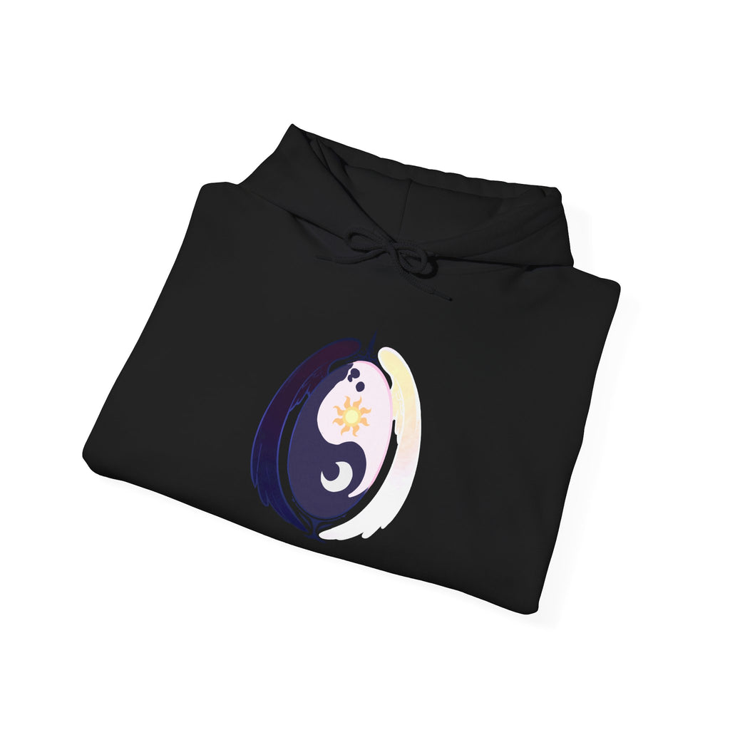Lunar Celestial Alicorn Hoodie | Royal Sisters Alt Gothic Moon Sun Unisex Sweatshirt