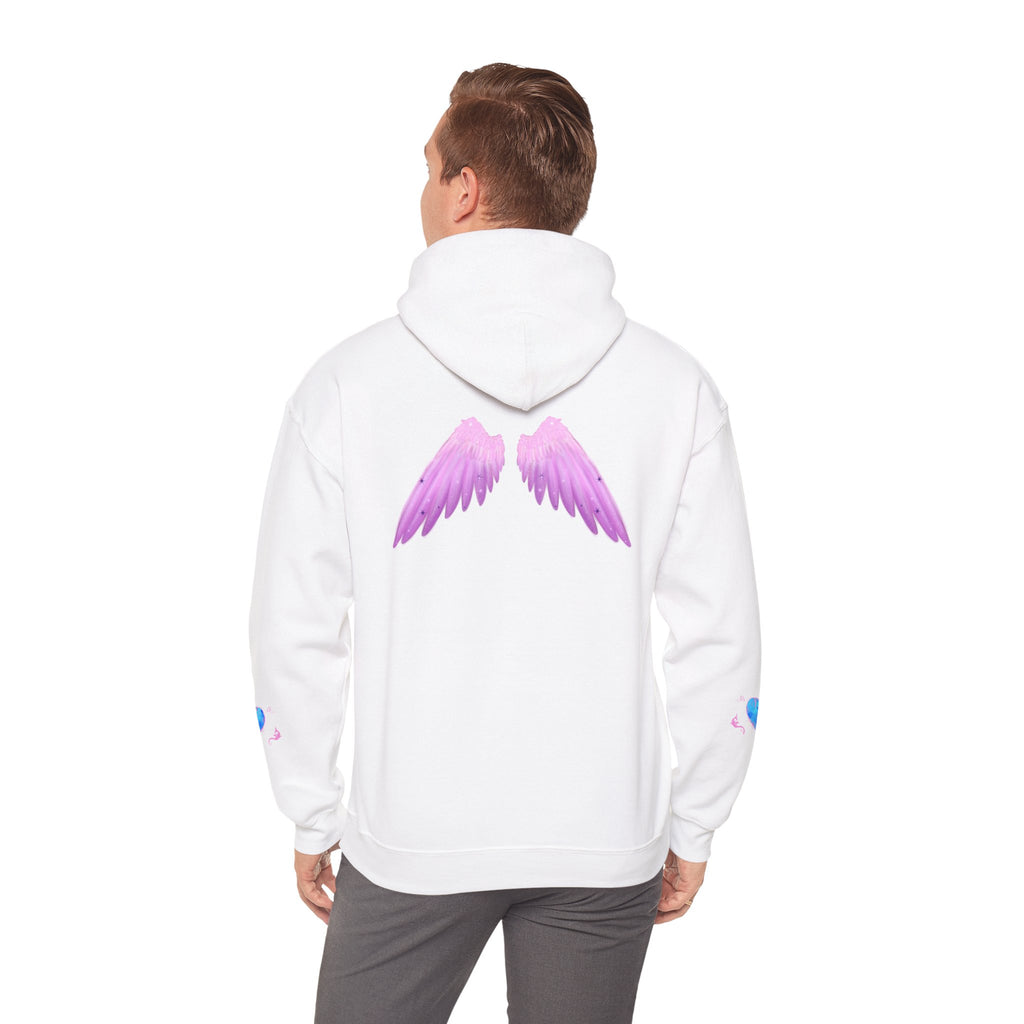 Crystal Heart Alicorn Hoodie | Alt Mythical Creature Graphic Sweatshirt Love