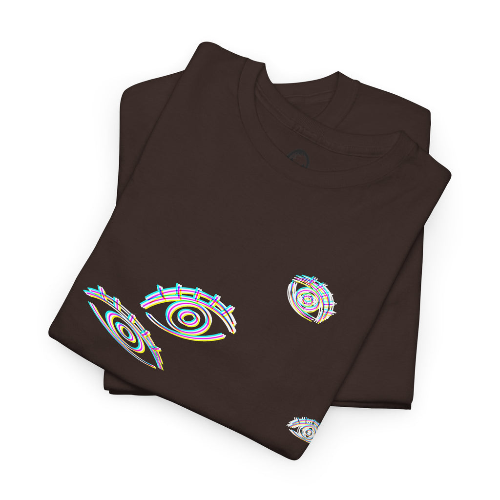 Angel Wings & Eyes Graphic Tee — Spiritual Aesthetic Streetwear
