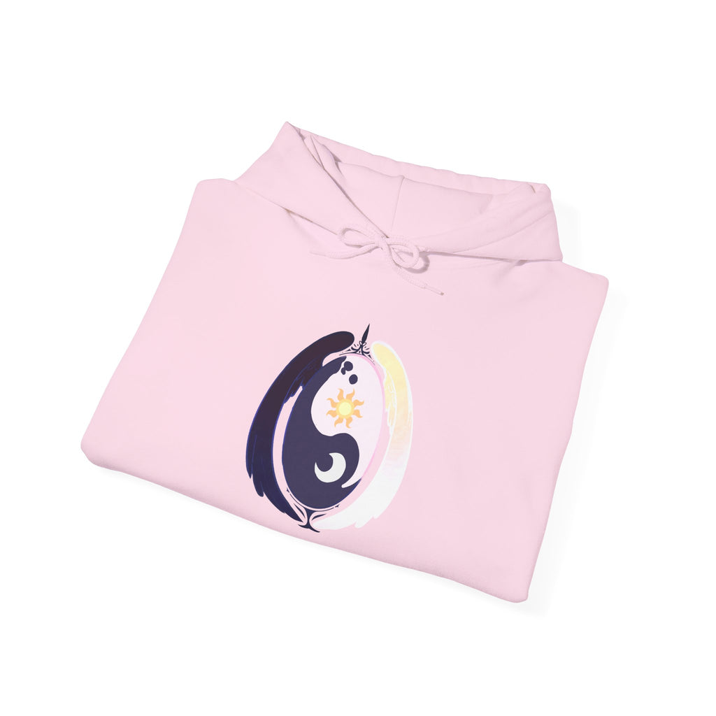 Lunar Celestial Alicorn Hoodie | Royal Sisters Alt Gothic Moon Sun Unisex Sweatshirt