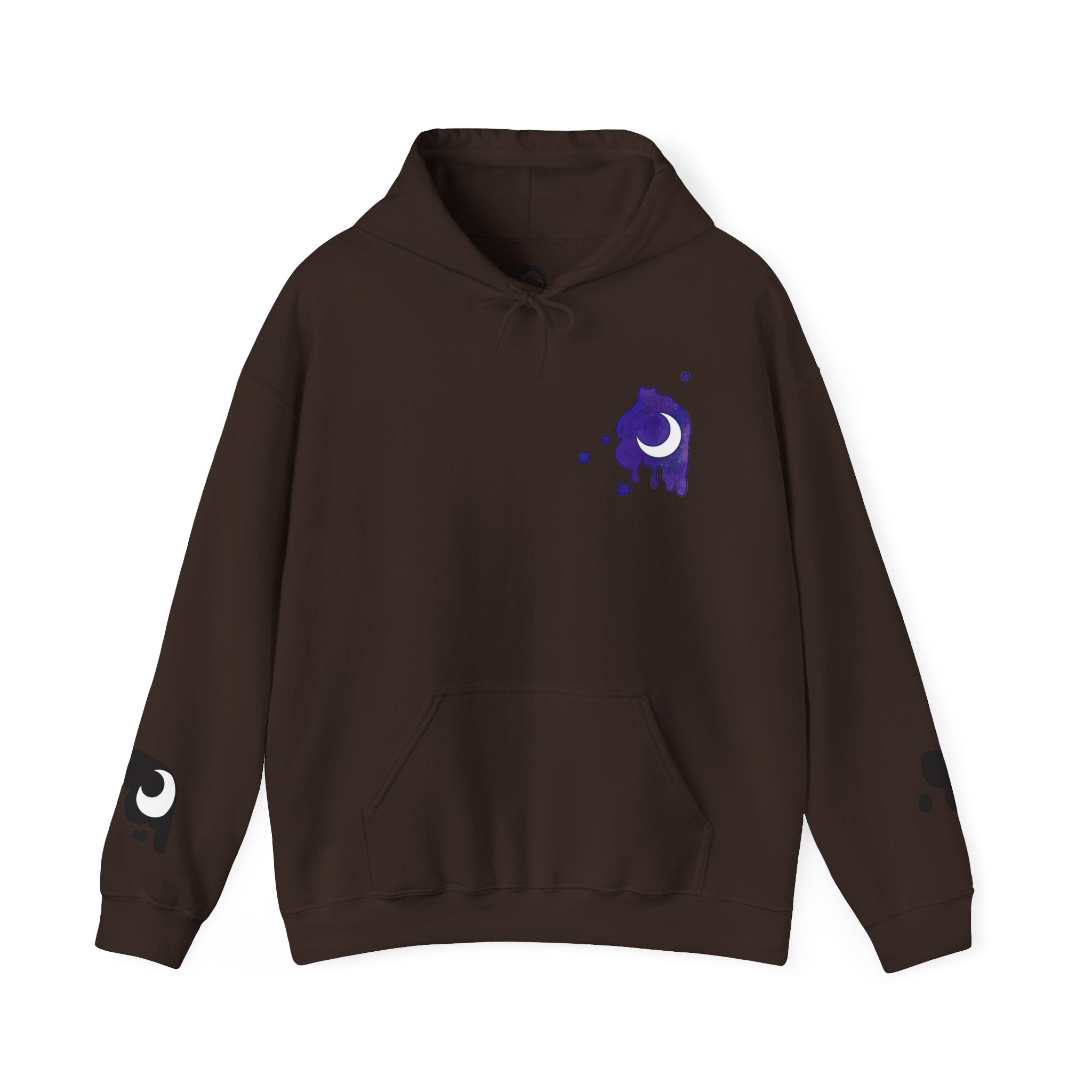 Lunar Alicorn Hoodie | Moody Moon Wings Alt Aesthetic Graphic Sweatshirt