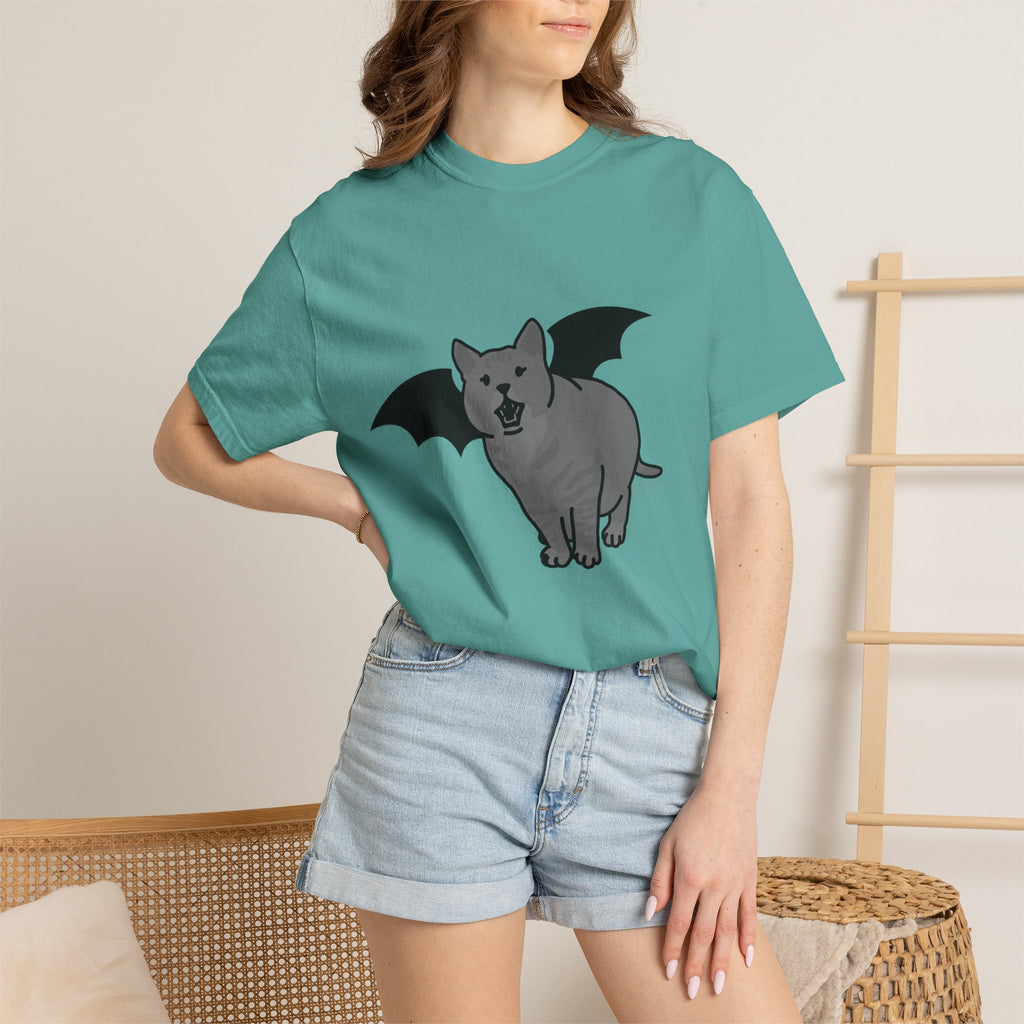 Bat Cat Unisex Tee | Gothic Alt Creature Graphic Tee