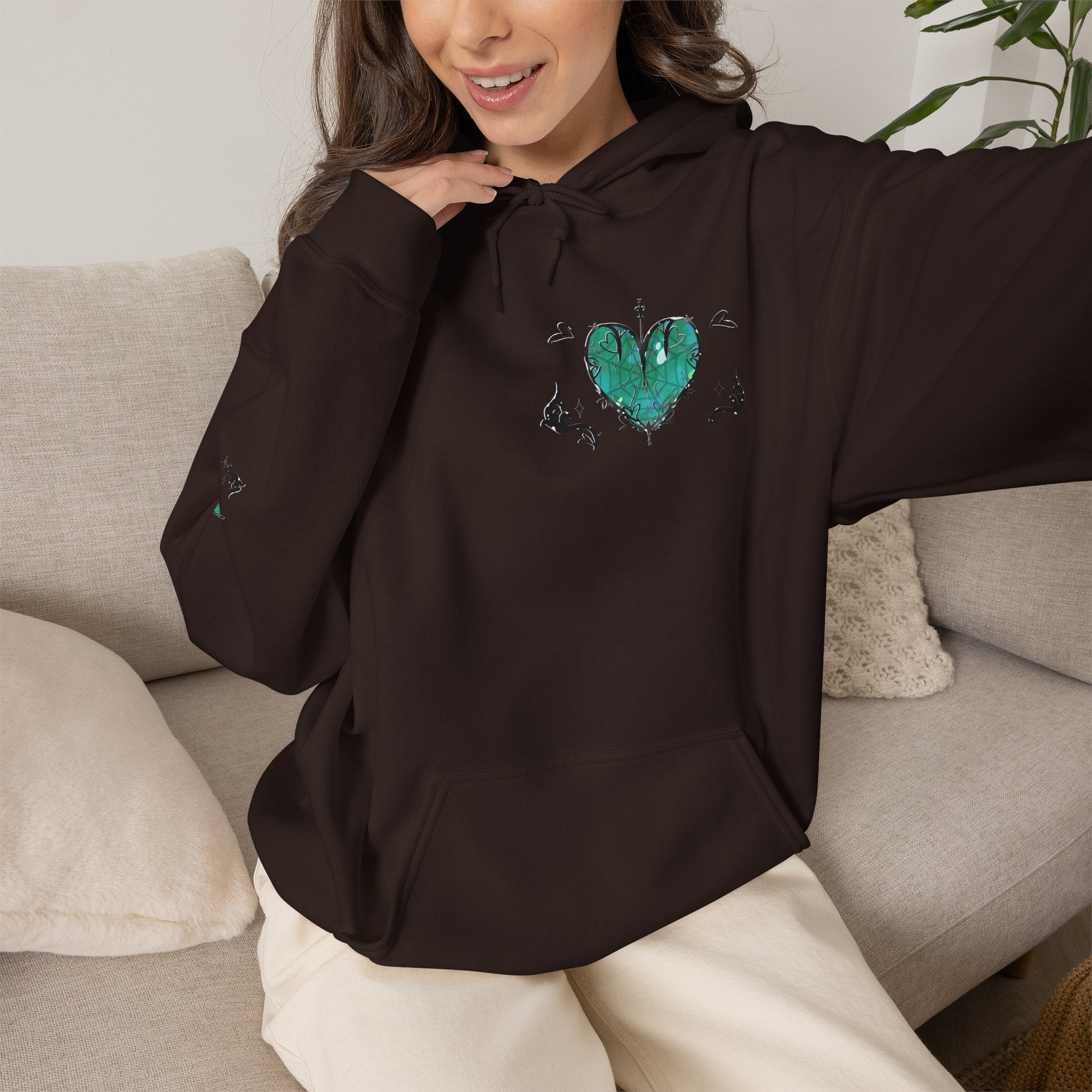 Changling Alicorn Hoodie |Bug Wings Alt Aesthetic Pullover