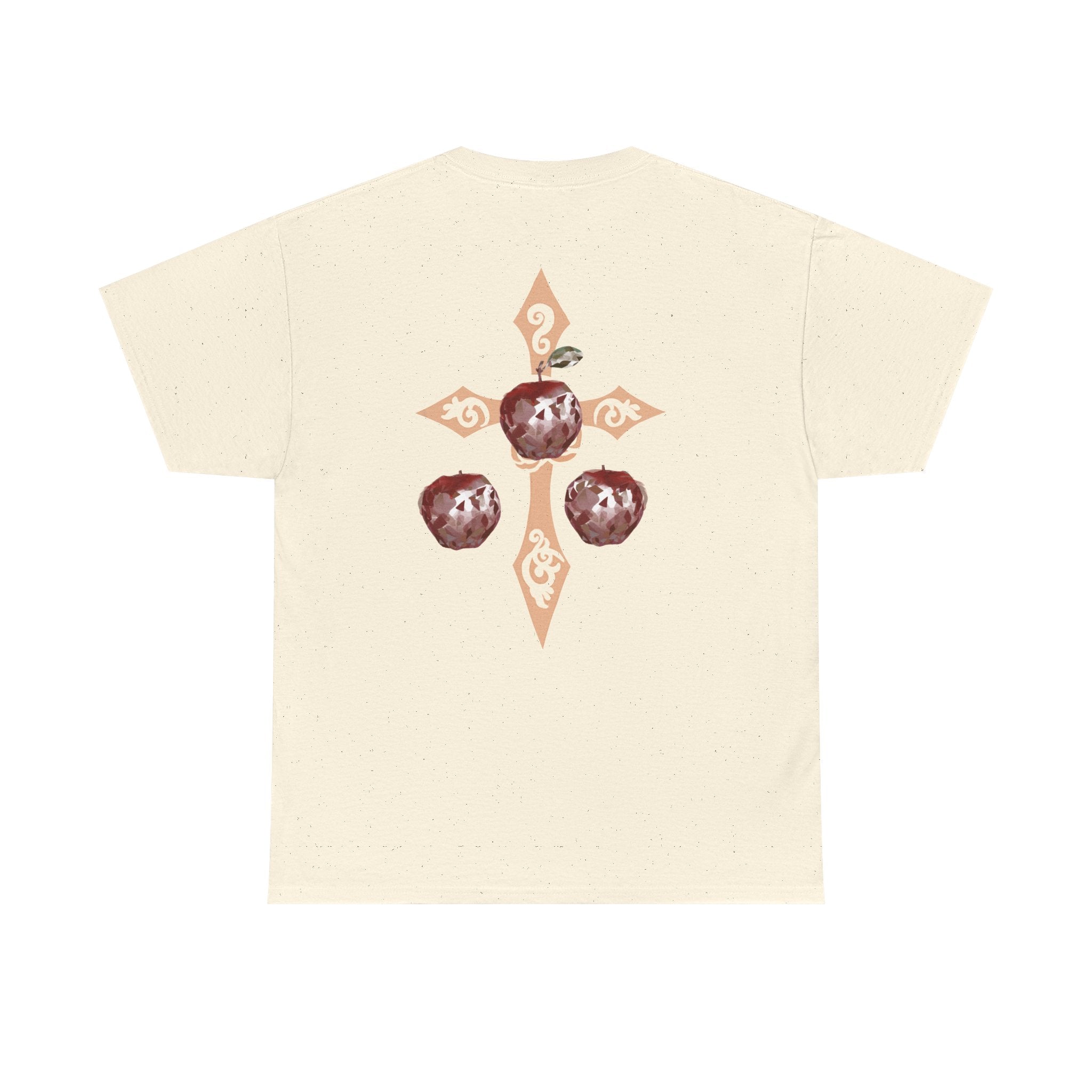 Crystal Apple Cross Graphic Tee | Alt Emo Creature Tee