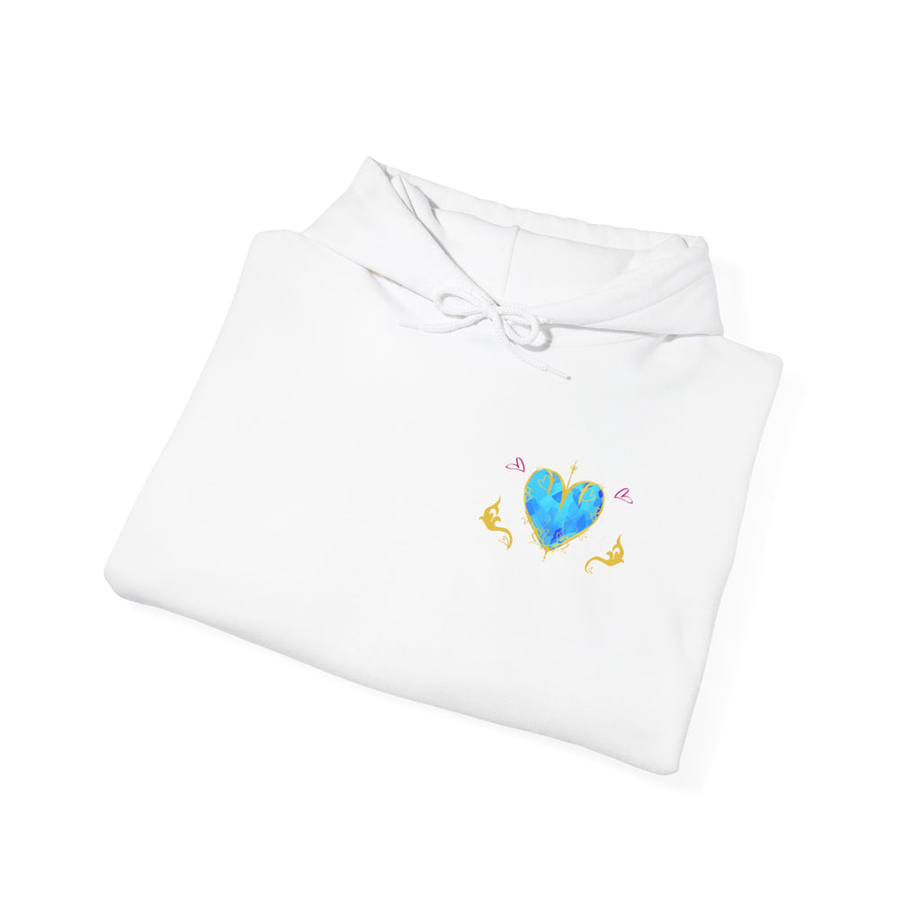 Crystal Heart Alicorn Hoodie | Alt Mythical Creature Graphic Sweatshirt Love