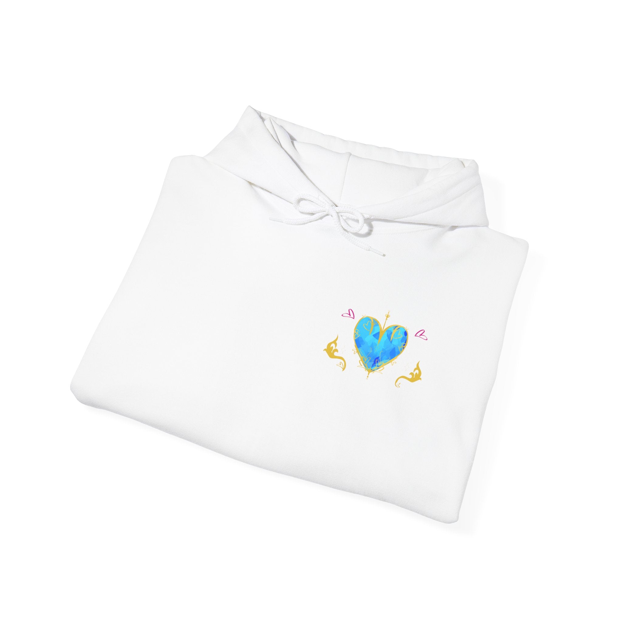 Crystal Heart Alicorn Hoodie | Alt Mythical Creature Graphic Sweatshirt Love