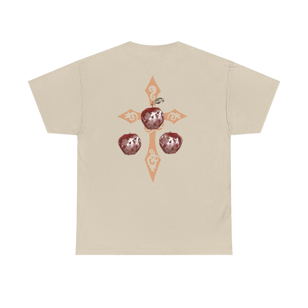Crystal Apple Cross Graphic Tee | Alt Emo Creature Tee