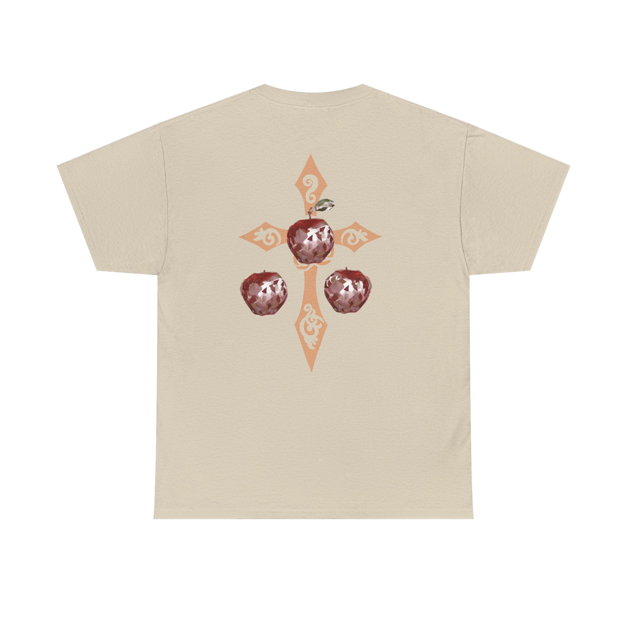 Crystal Apple Cross Graphic Tee | Alt Emo Creature Tee