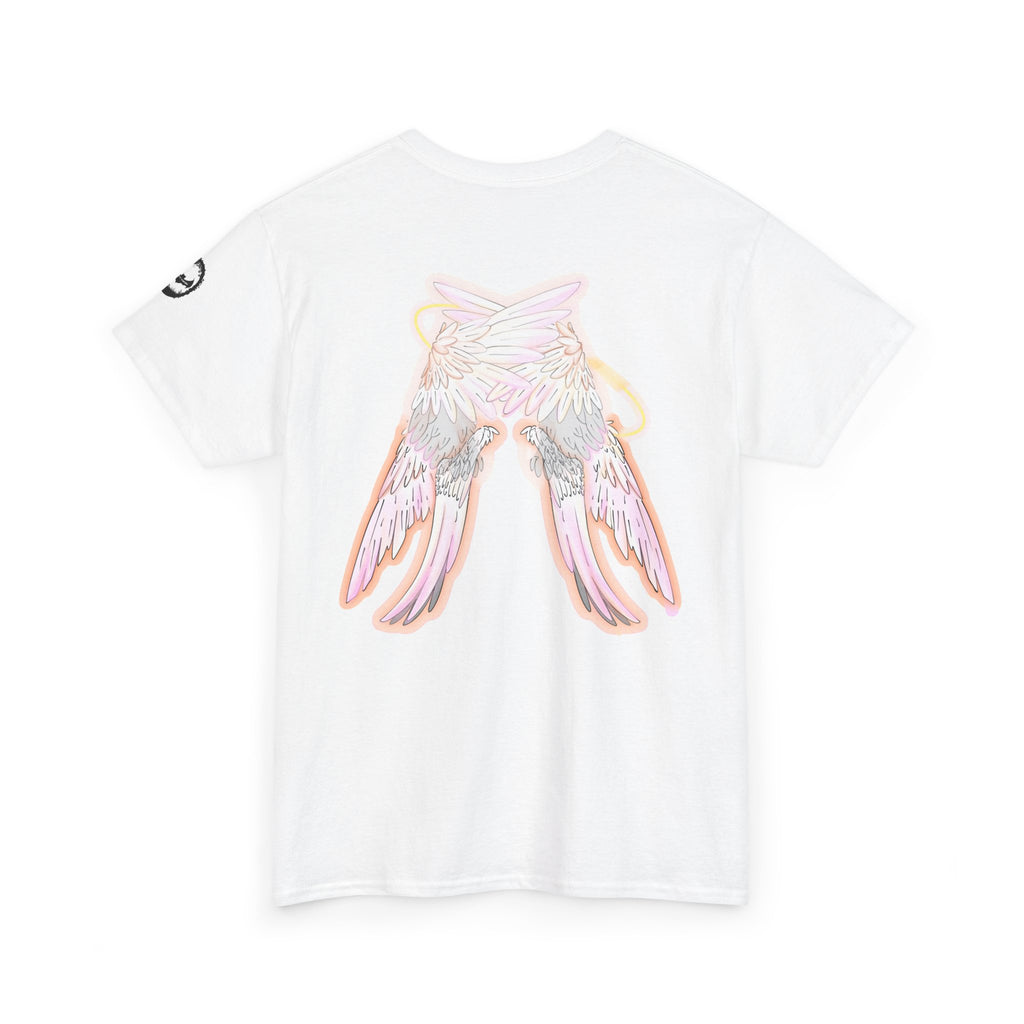 Angel Wings & Eyes Graphic Tee — Spiritual Aesthetic Streetwear