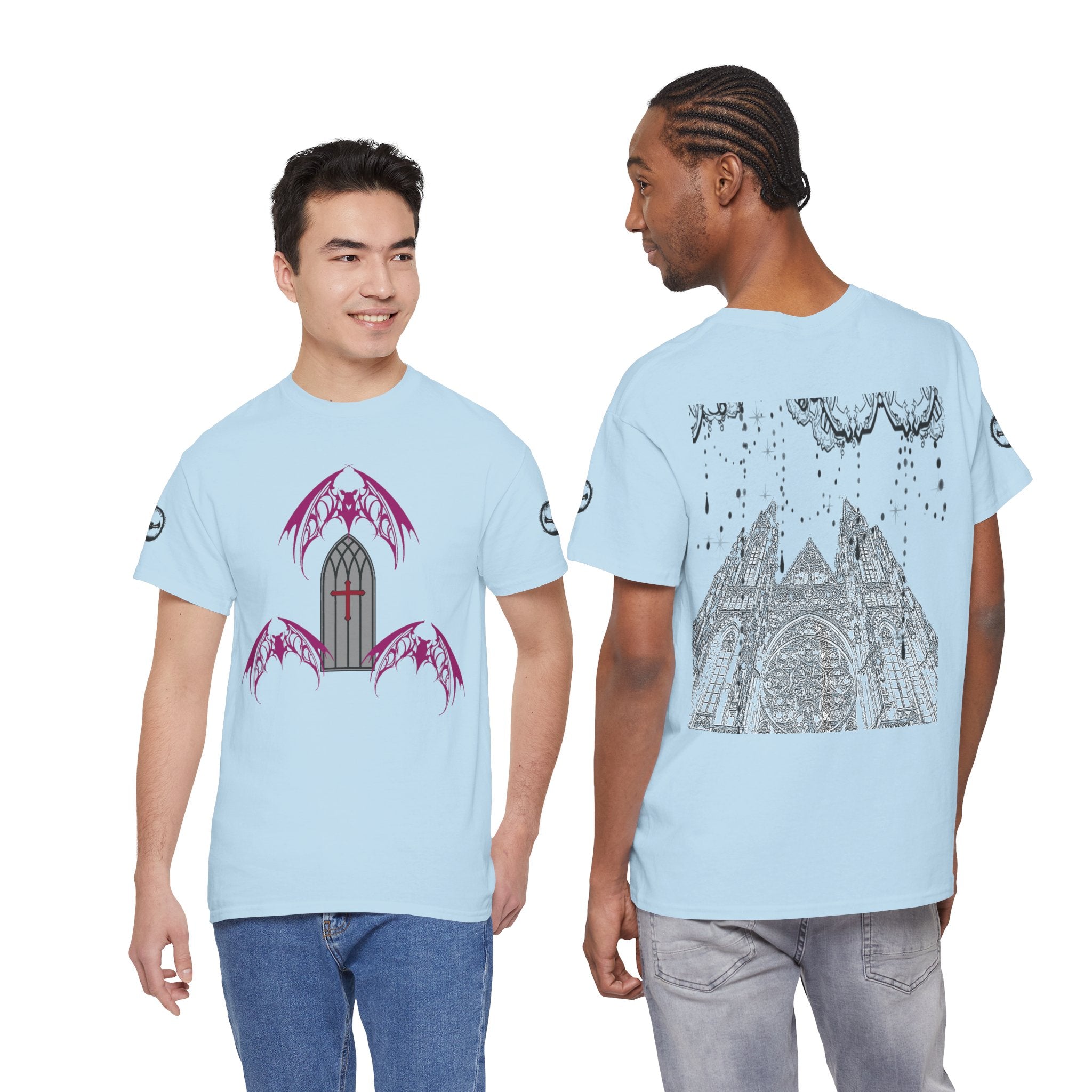 Cathedral Bat Unisex Tee | Gothic Alt Creature Graphic Tee