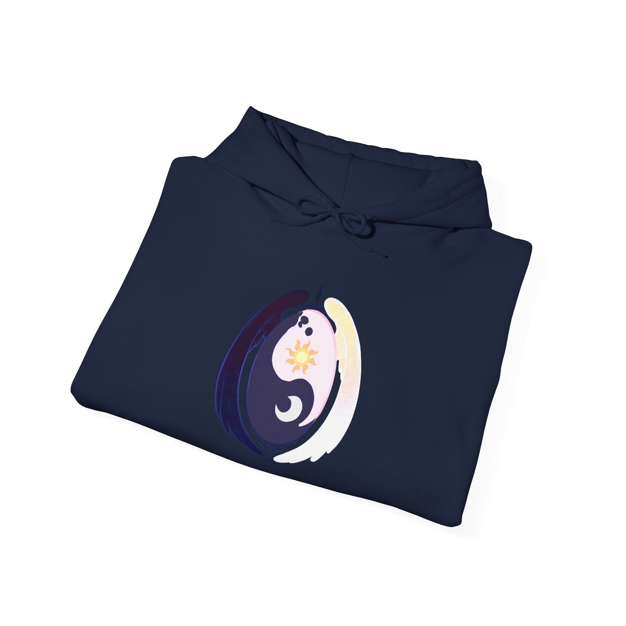 Lunar Celestial Alicorn Hoodie | Royal Sisters Alt Gothic Moon Sun Unisex Sweatshirt