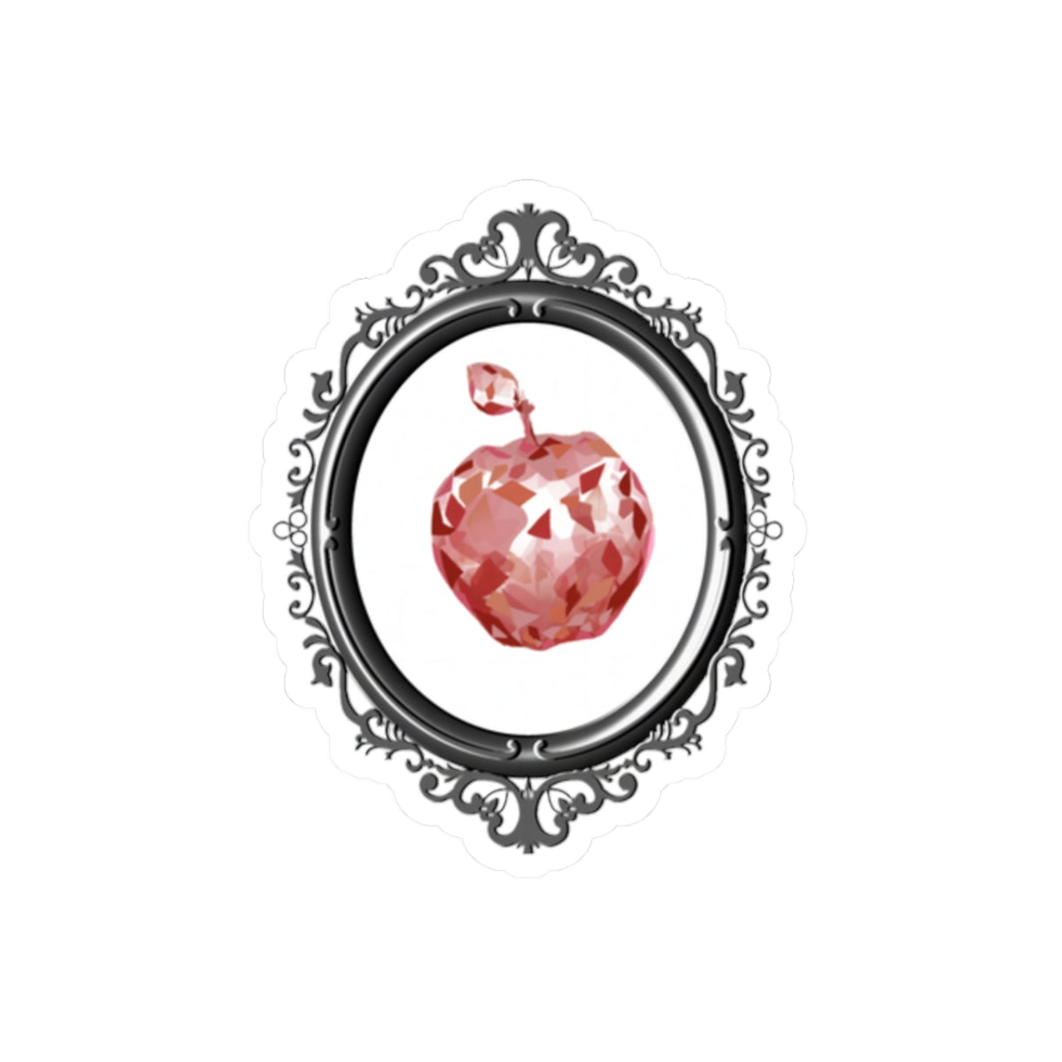 Framed Crystal Apple Sticker | Honesty Fanart Decal