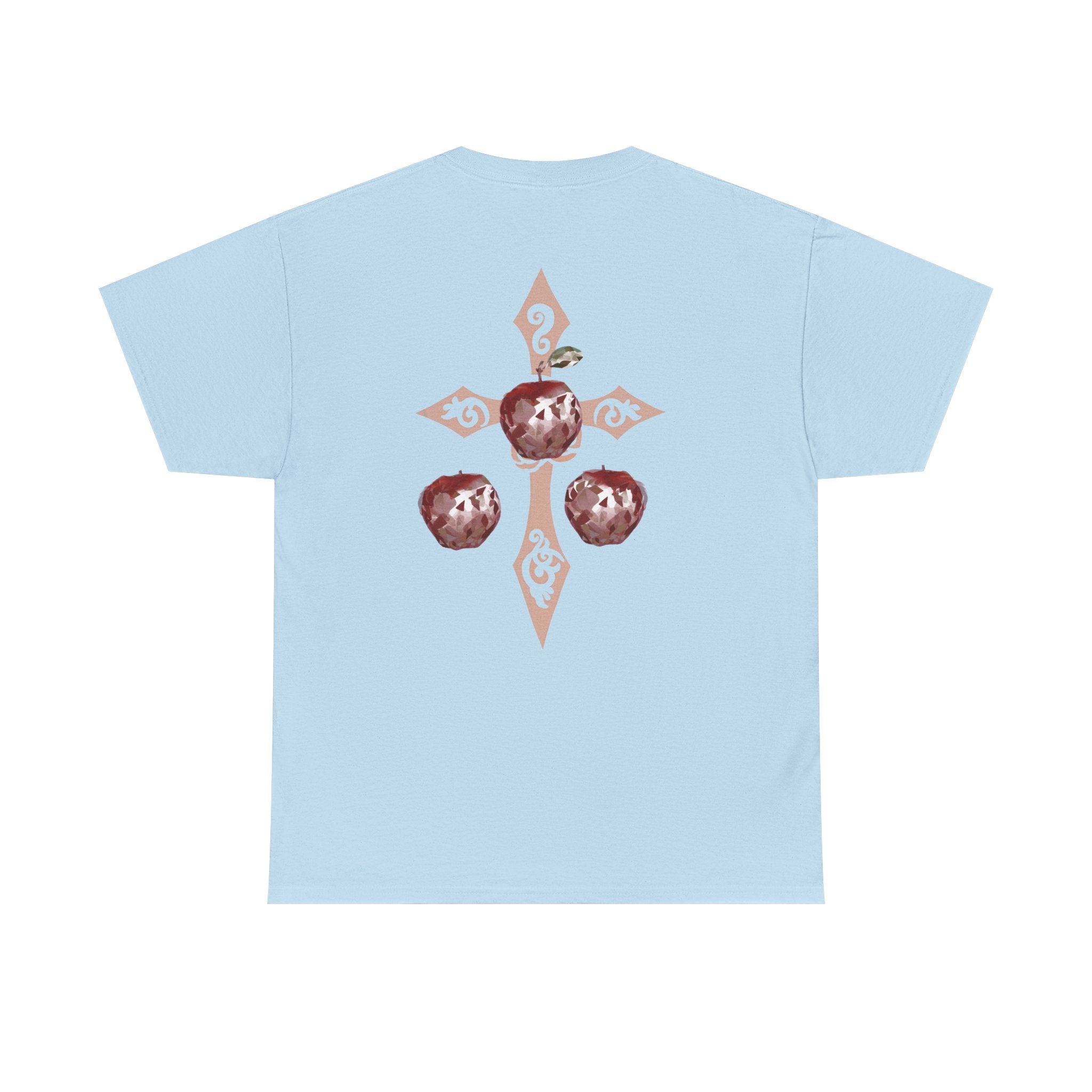 Crystal Apple Cross Graphic Tee | Alt Emo Creature Tee