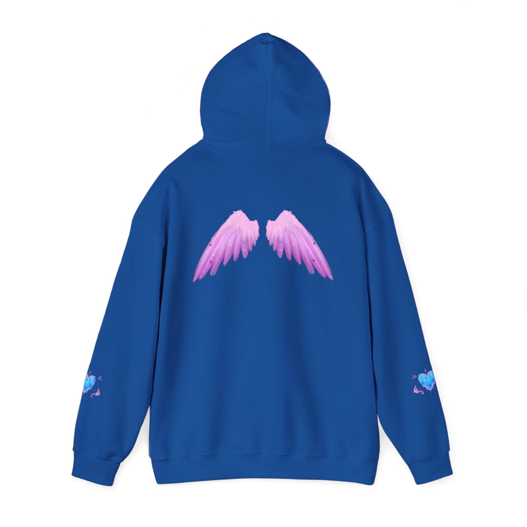 Crystal Heart Alicorn Hoodie | Alt Mythical Creature Graphic Sweatshirt Love