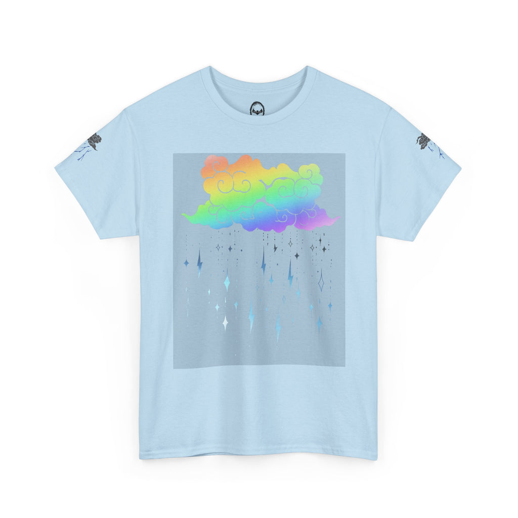 Rainbow Storm Unisex Tee | Alt Emo Colorful Graphic Tee