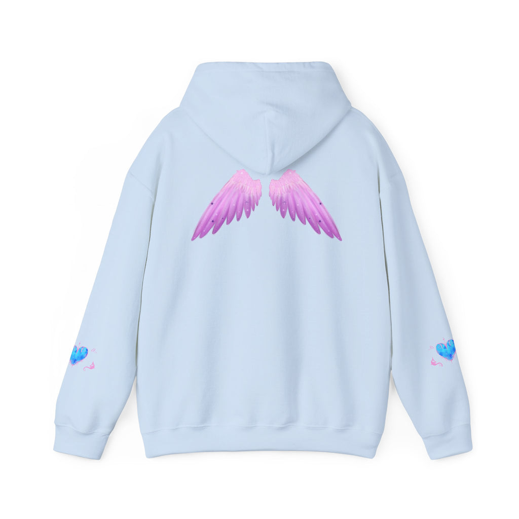 Crystal Heart Alicorn Hoodie | Alt Mythical Creature Graphic Sweatshirt Love