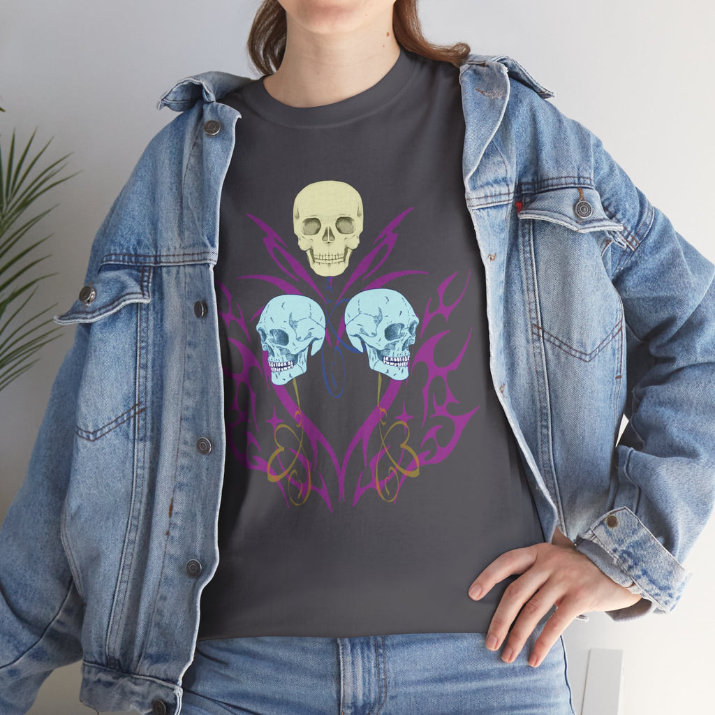 Skull Laughter Balloon Unisex Tee | Punk Emo Alt Graphic Tee