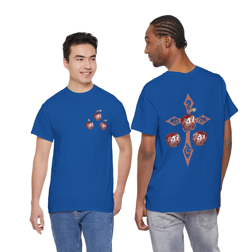 Crystal Apple Cross Graphic Tee | Alt Emo Creature Tee