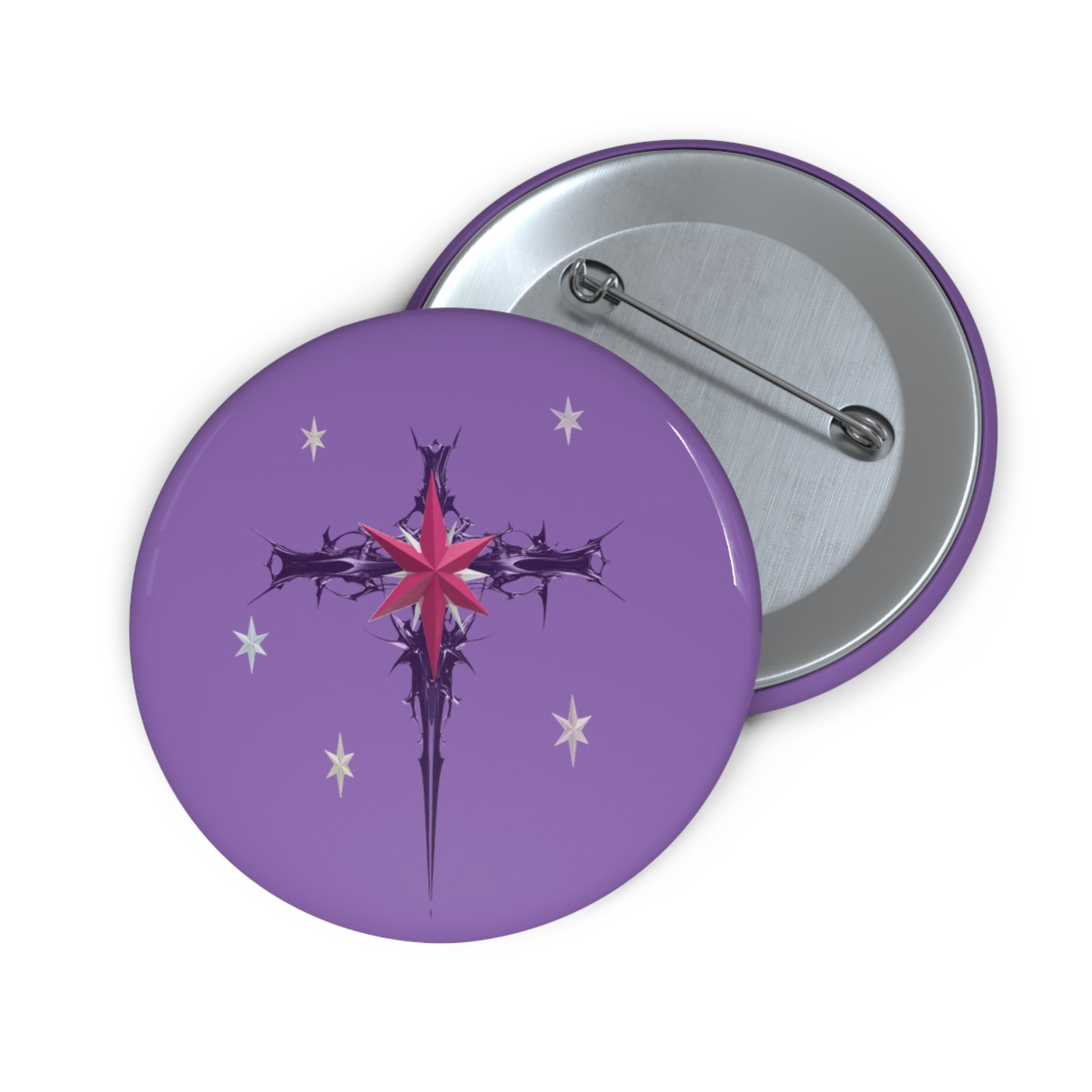 Sparkle Button Pin |Magic Fanart Accessory