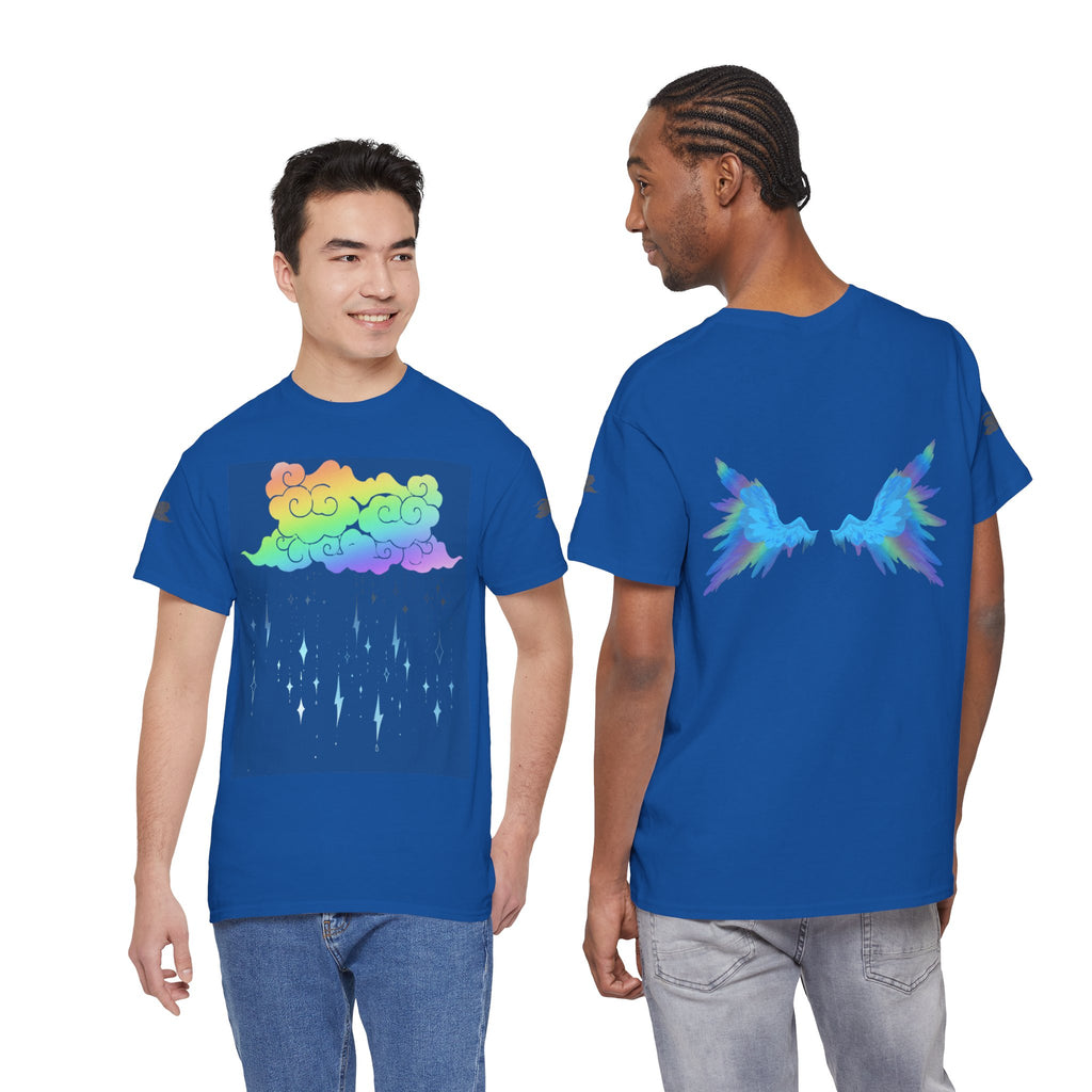 Rainbow Storm Unisex Tee | Alt Emo Colorful Graphic Tee