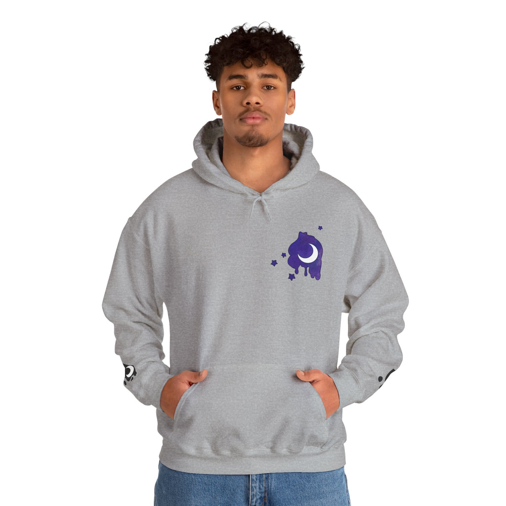 Lunar Alicorn Hoodie | Moody Moon Wings Alt Aesthetic Graphic Sweatshirt