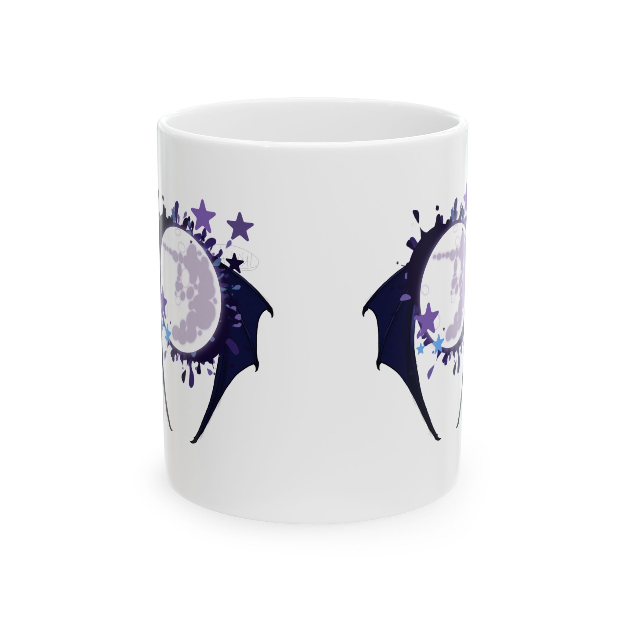 Dark Lunar Alicorn Ceramic Mug, (11oz, 15oz)