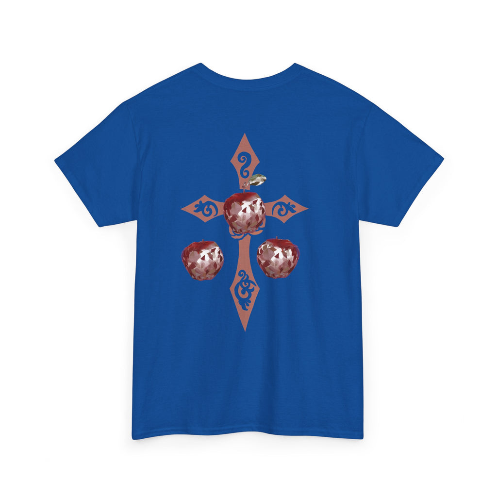 Crystal Apple Cross Graphic Tee | Alt Emo Creature Tee
