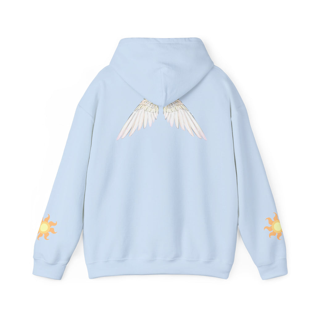Celestial Alicorn Hoodie | Alt Mythical Wings Moon Graphic Sweatshirt