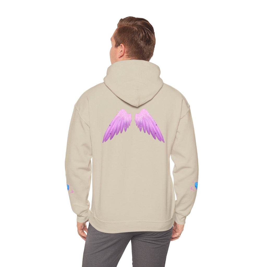 Crystal Heart Alicorn Hoodie | Alt Mythical Creature Graphic Sweatshirt Love