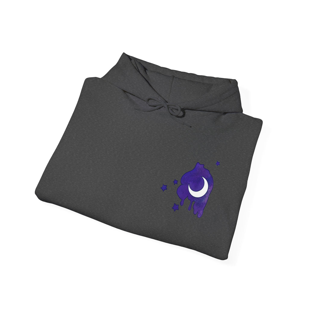 Lunar Alicorn Hoodie | Moody Moon Wings Alt Aesthetic Graphic Sweatshirt