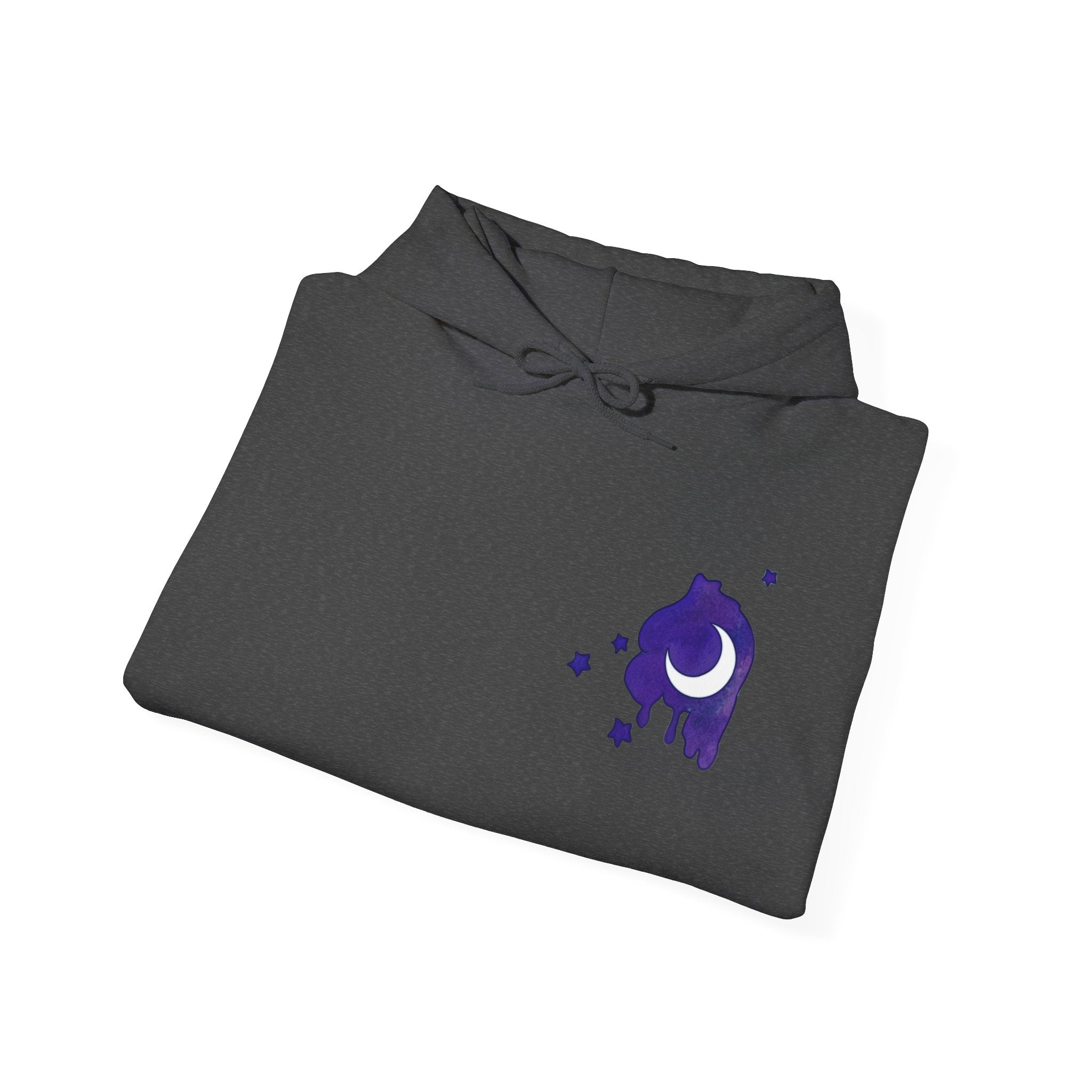 Lunar Alicorn Hoodie | Moody Moon Wings Alt Aesthetic Graphic Sweatshirt