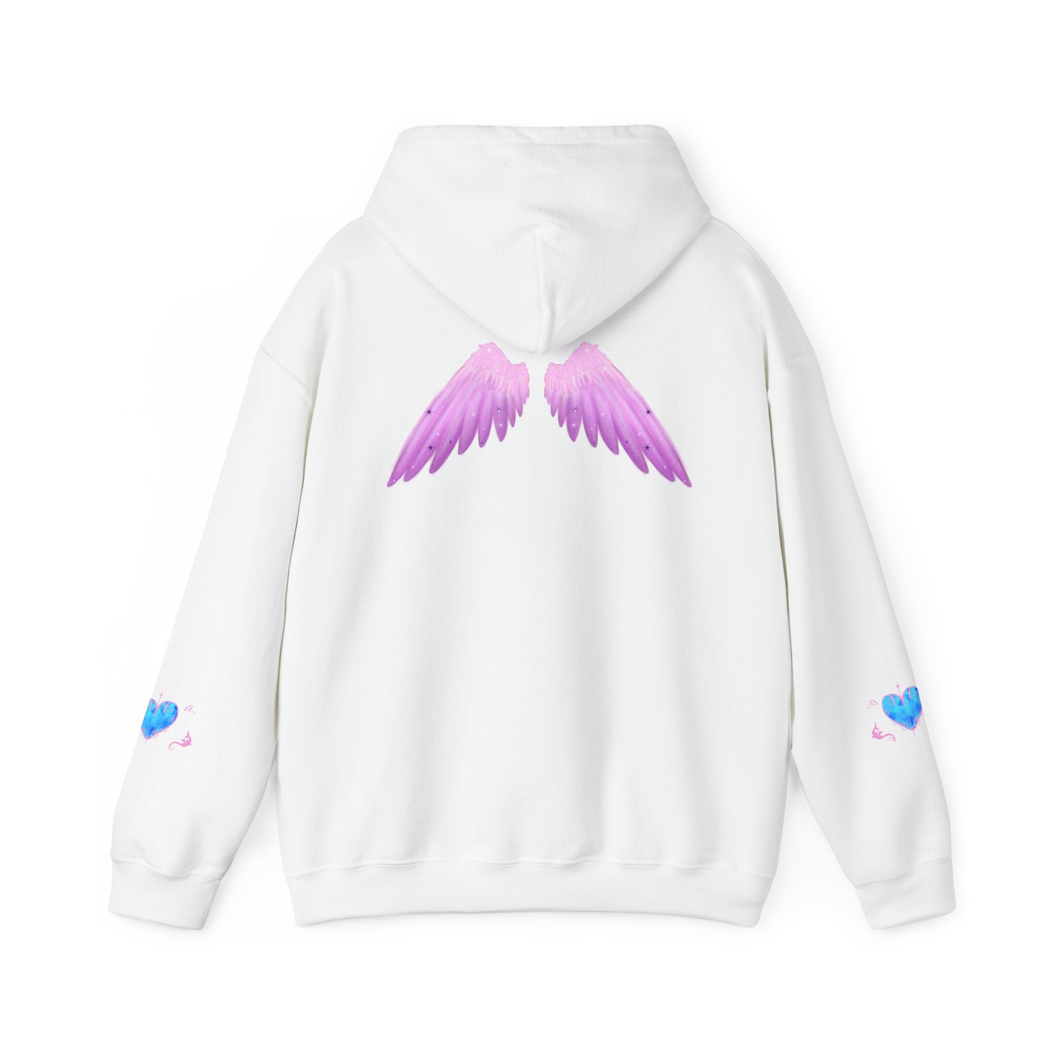Crystal Heart Alicorn Hoodie | Alt Mythical Creature Graphic Sweatshirt Love