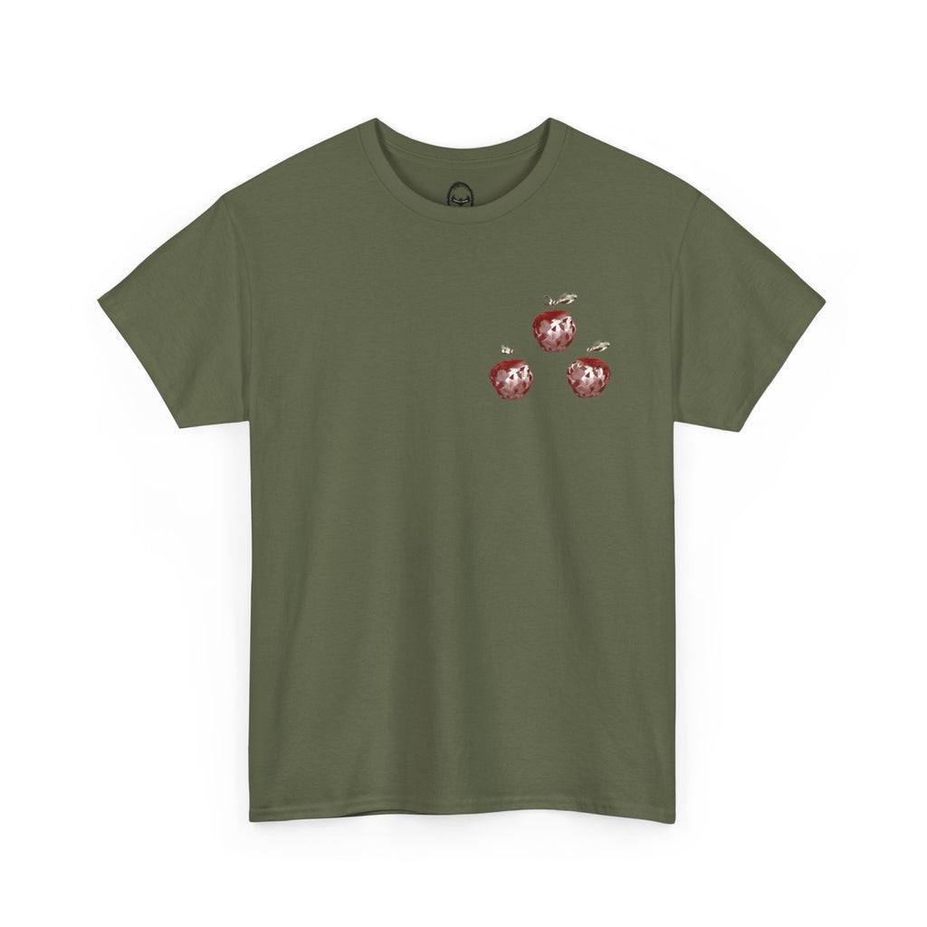 Crystal Apple Cross Graphic Tee | Alt Emo Creature Tee