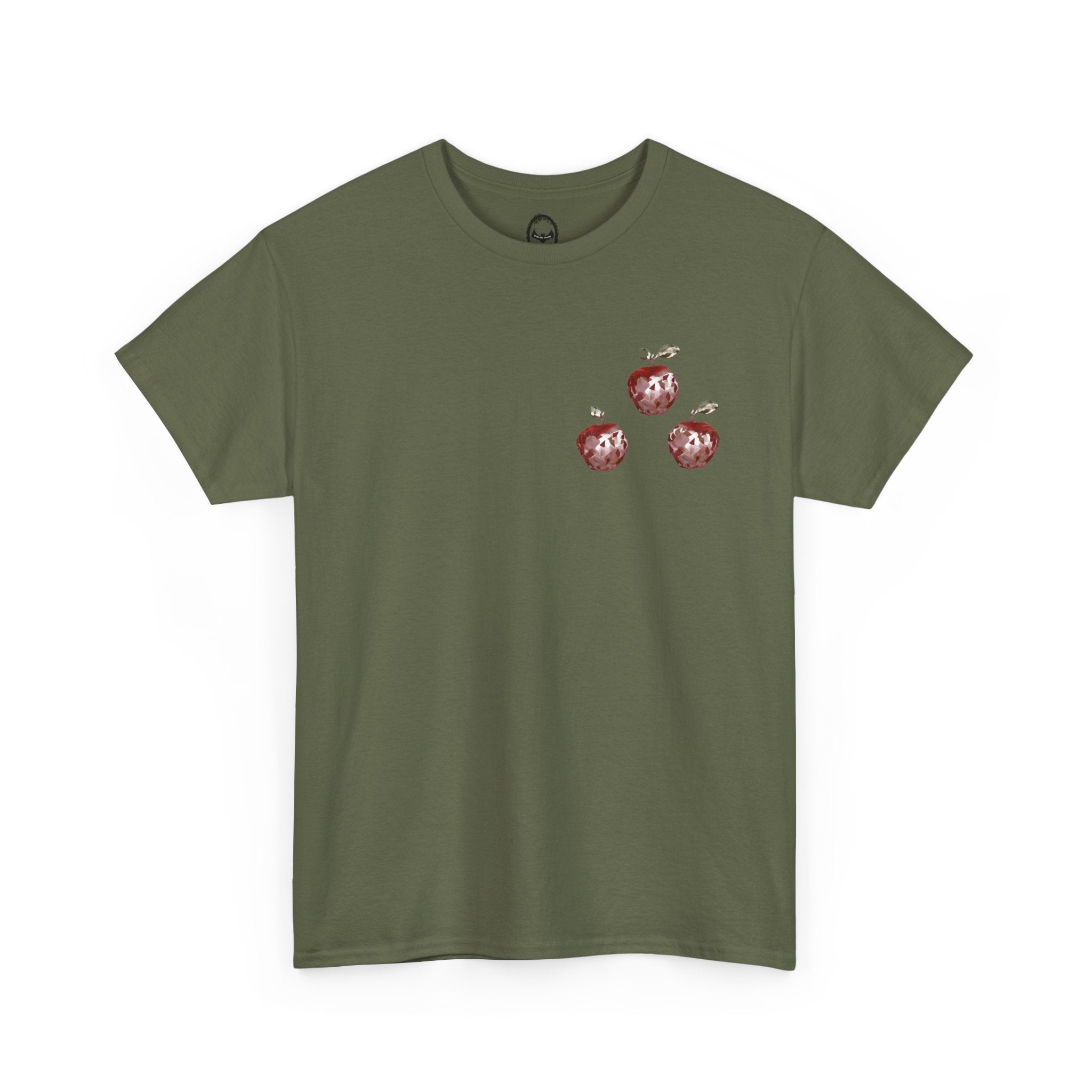 Crystal Apple Cross Graphic Tee | Alt Emo Creature Tee