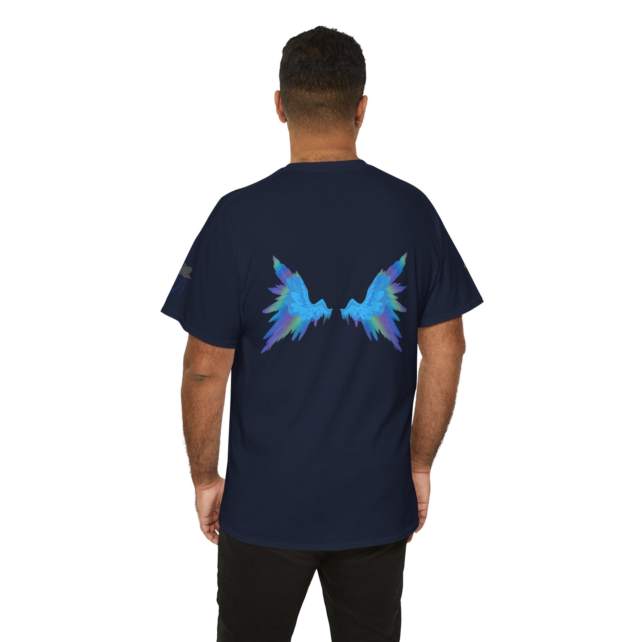 Rainbow Storm Unisex Tee | Alt Emo Colorful Graphic Tee