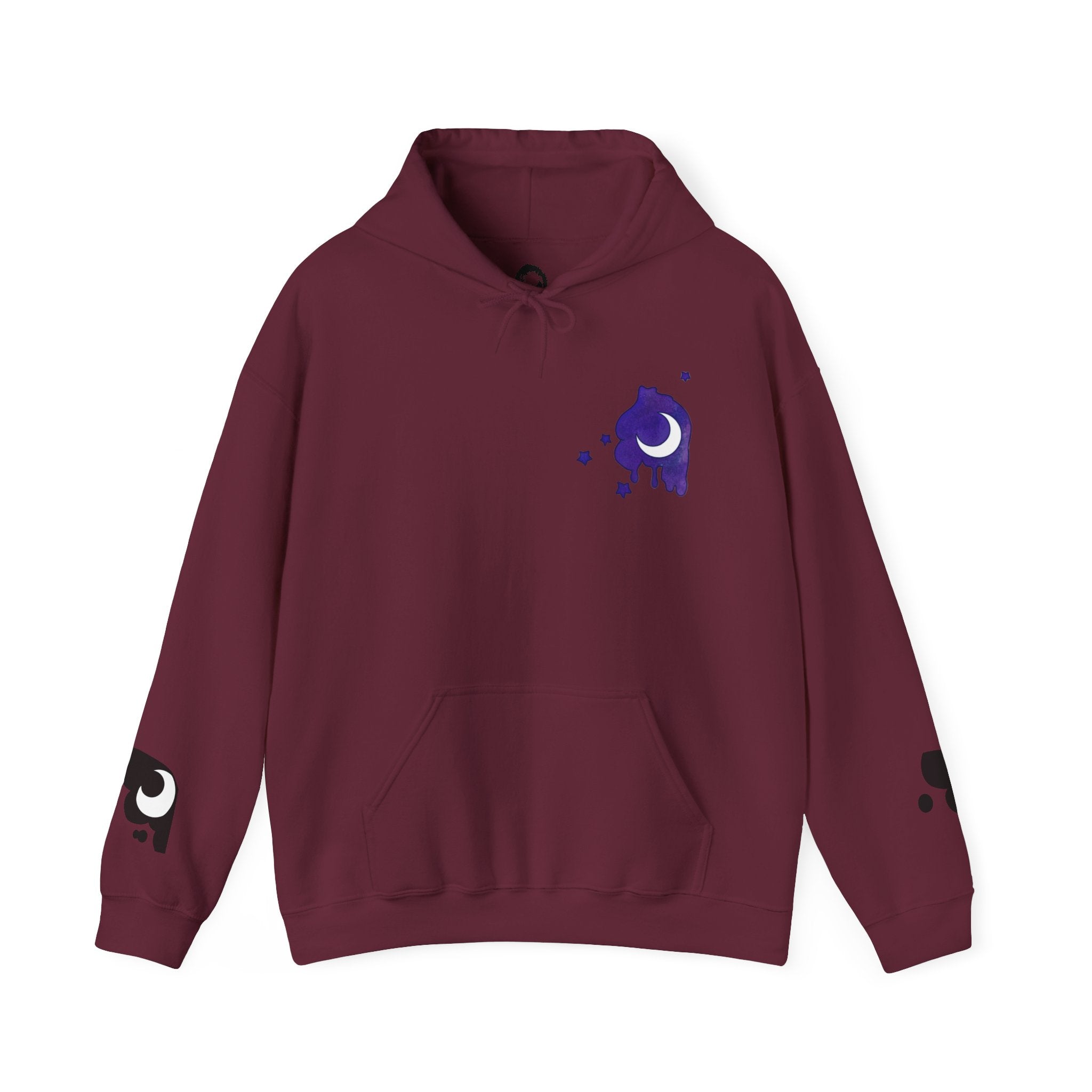 Lunar Alicorn Hoodie | Moody Moon Wings Alt Aesthetic Graphic Sweatshirt