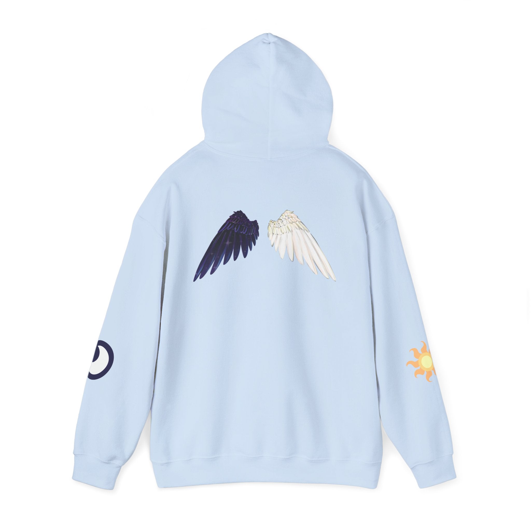Lunar Celestial Alicorn Hoodie | Royal Sisters Alt Gothic Moon Sun Unisex Sweatshirt