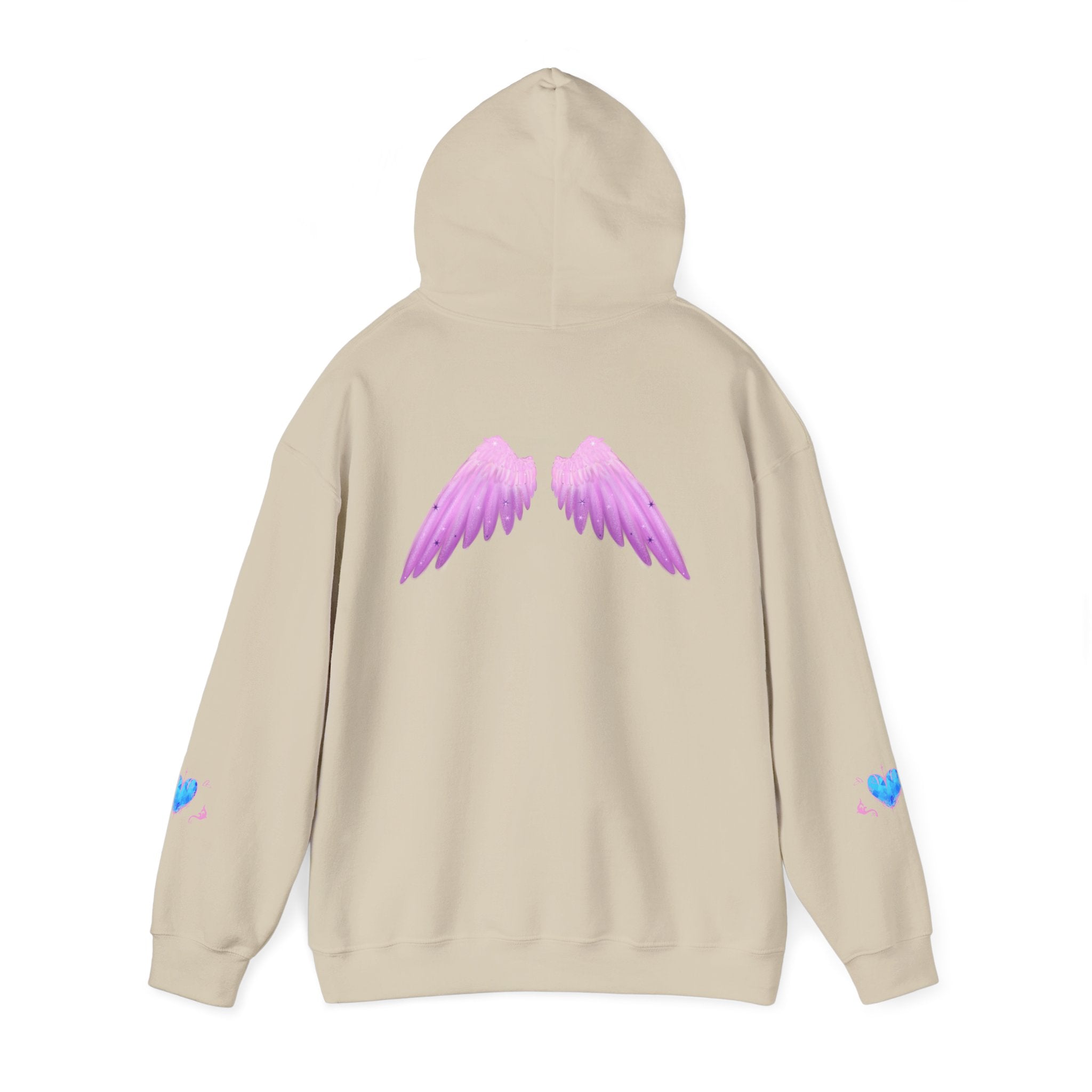 Crystal Heart Alicorn Hoodie | Alt Mythical Creature Graphic Sweatshirt Love