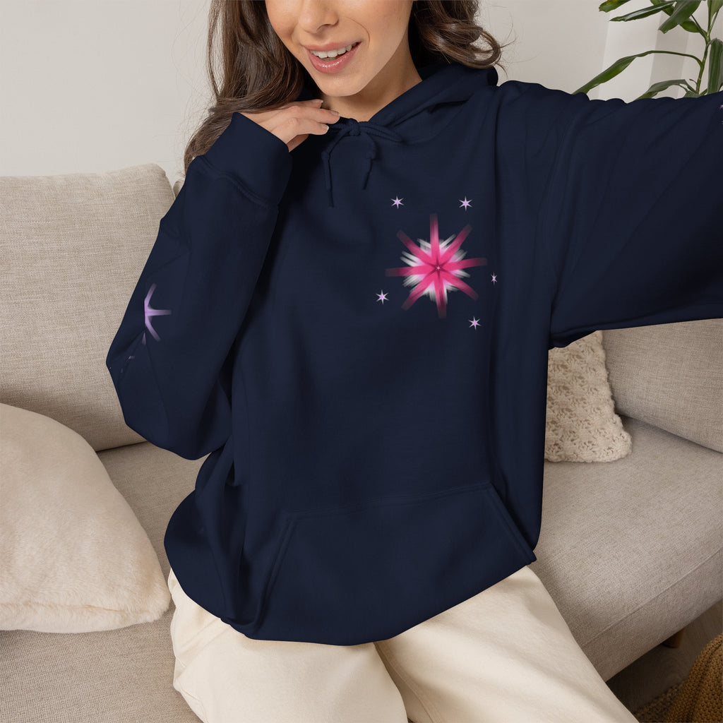 Magic Alicorn Sparkles Hoodie | Mythical Creature Alt Graphic Sweatshirt
