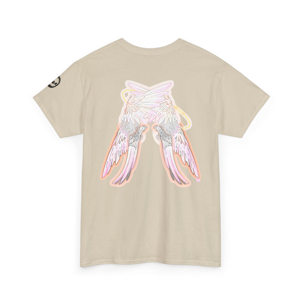 Angel Wings & Eyes Graphic Tee — Spiritual Aesthetic Streetwear