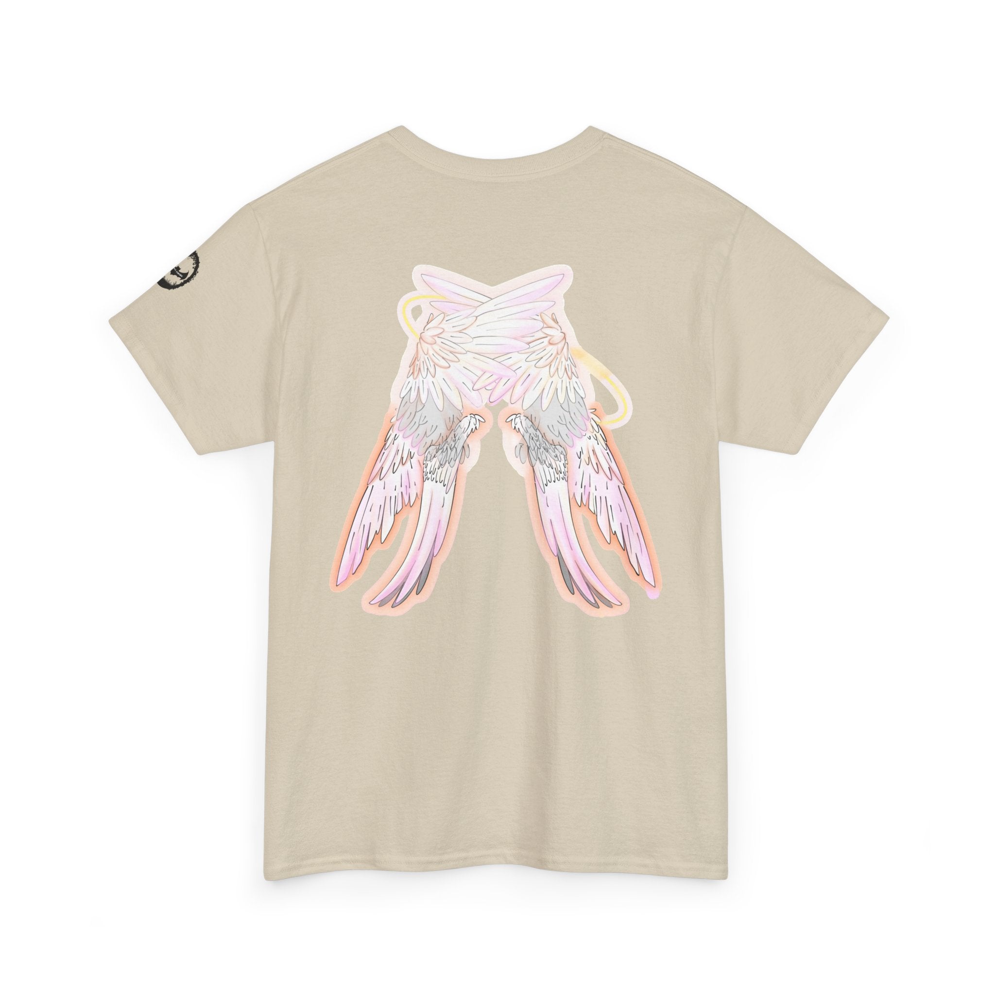 Angel Wings & Eyes Graphic Tee — Spiritual Aesthetic Streetwear