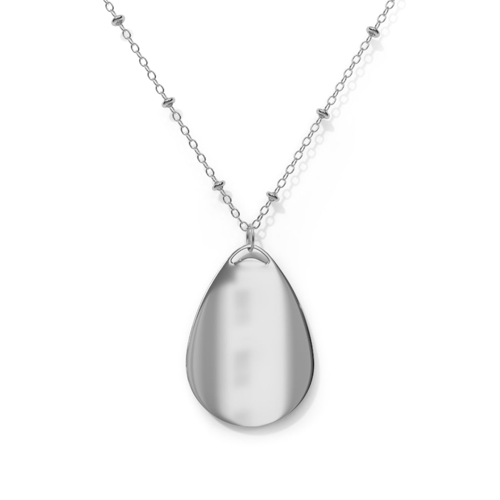 Crystal Apple Oval Necklace | Alt Creature Jewelry