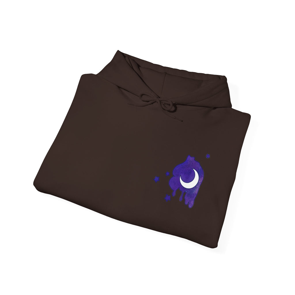 Lunar Alicorn Hoodie | Moody Moon Wings Alt Aesthetic Graphic Sweatshirt
