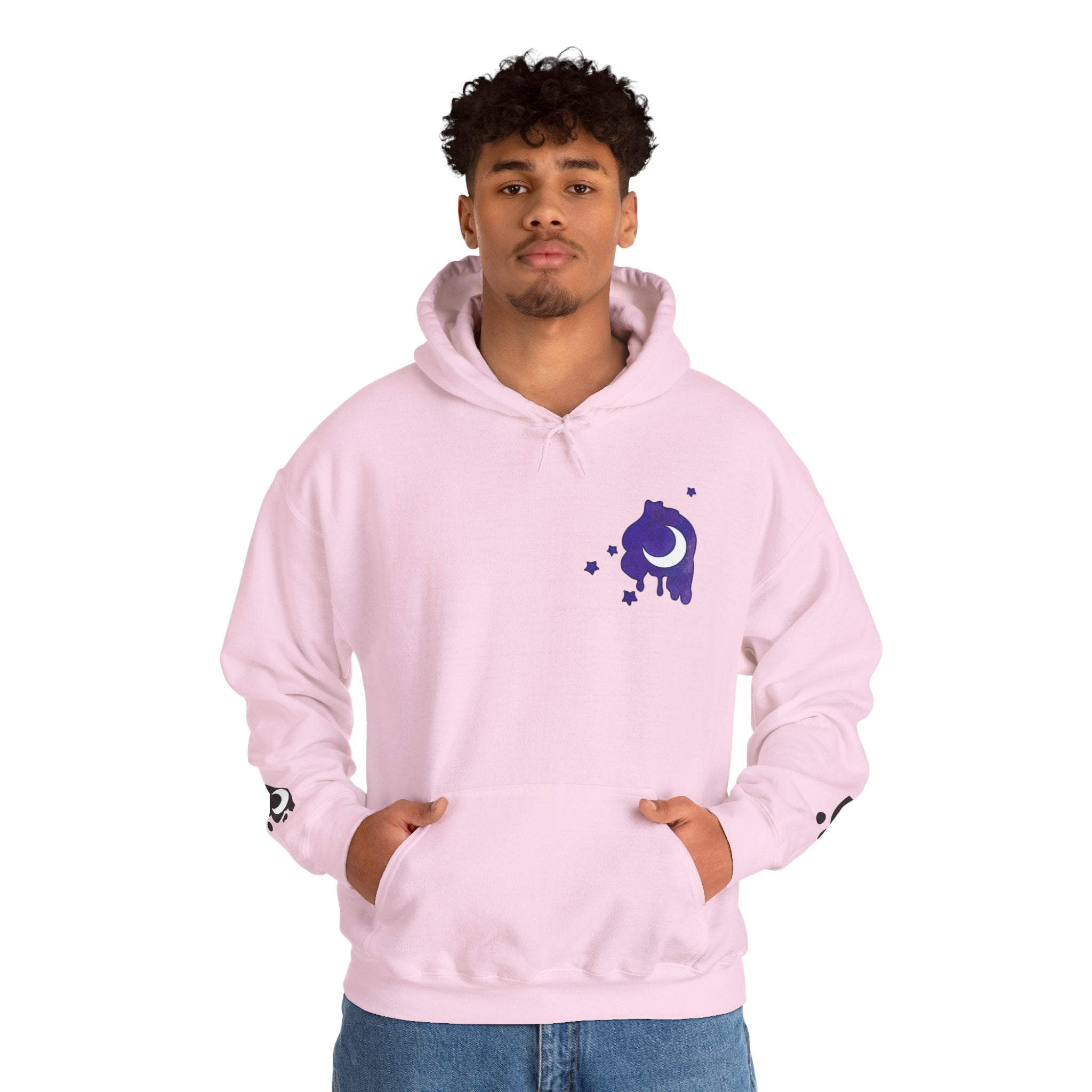 Lunar Alicorn Hoodie | Moody Moon Wings Alt Aesthetic Graphic Sweatshirt